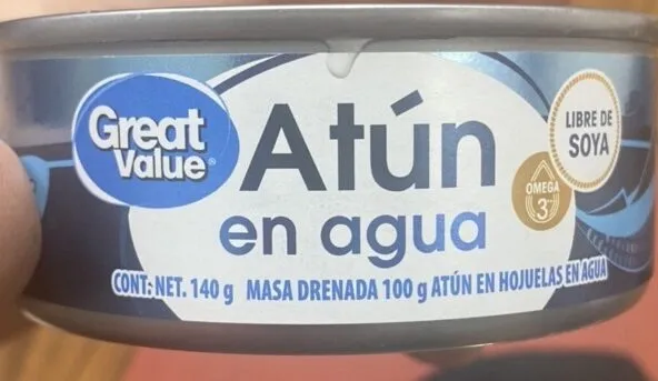 Atún en agua
