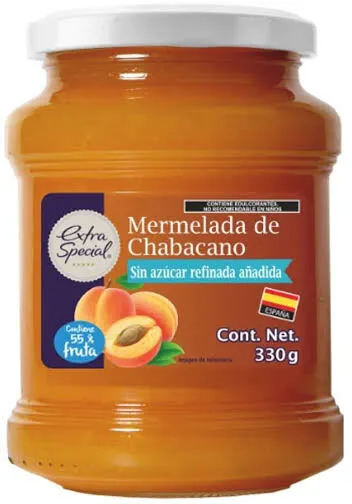 Mermelada conserva de chabacano 330gr Extra Special