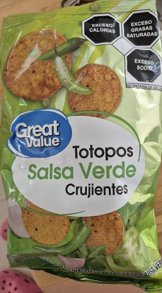 Totopos Salsa Verde Crujientes