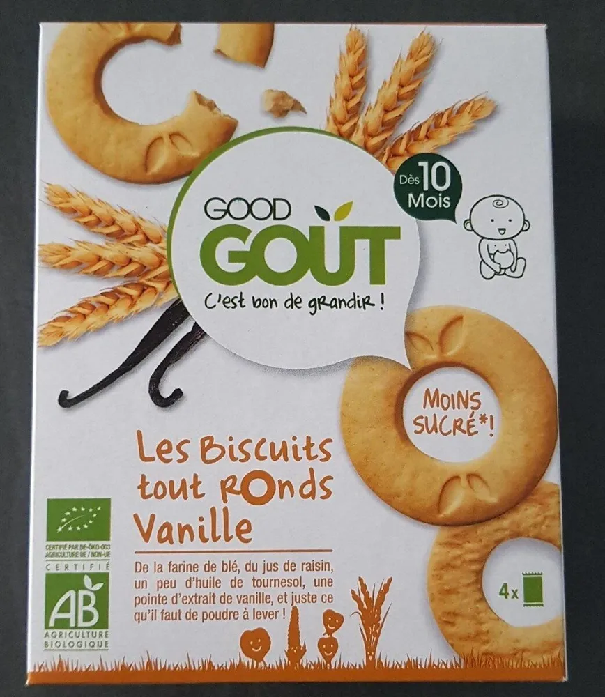 Biscuits good gout vanille