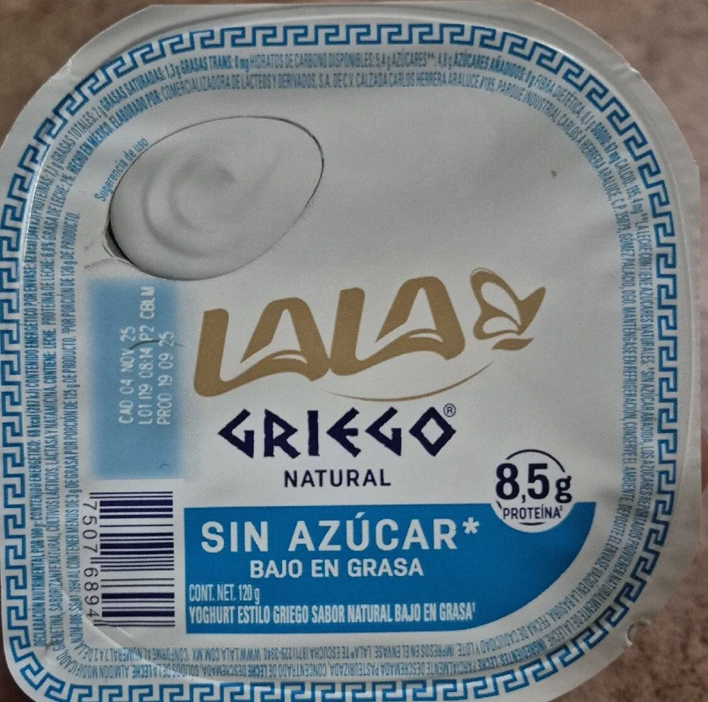 Griego Natural Sin Azucar Bajo En Grasa