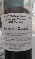 Sirop de cassis