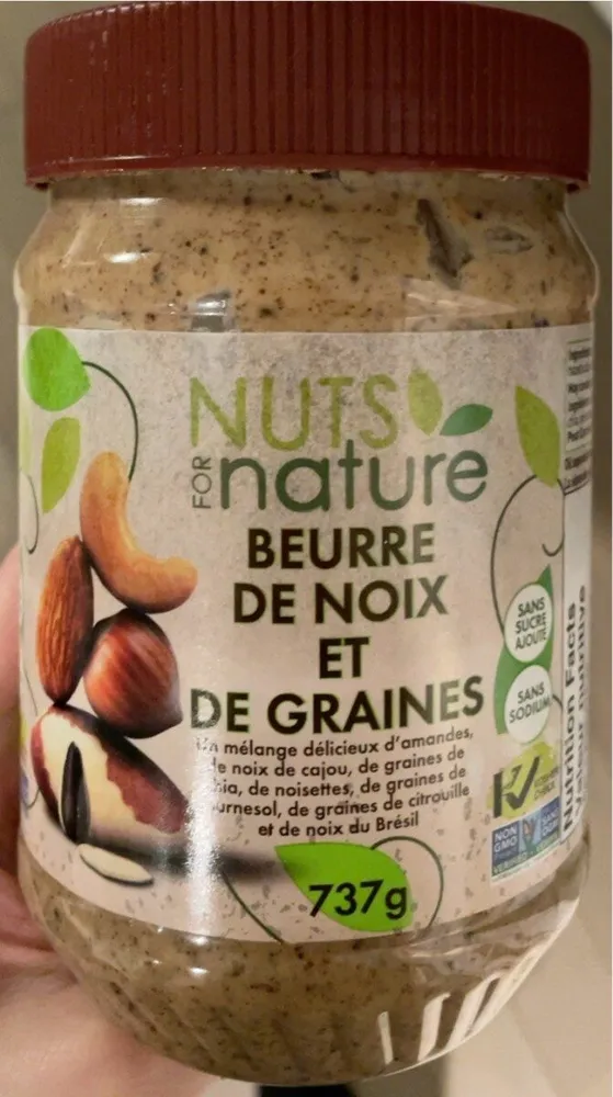 Beurre de noix et graines
