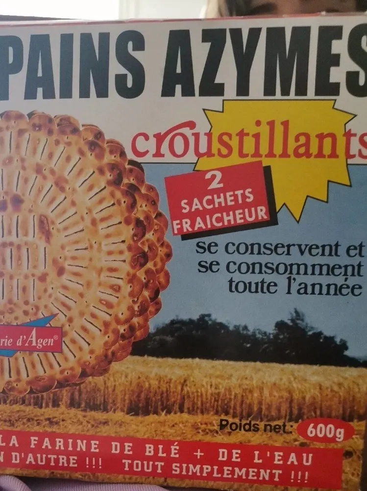 Pains azymes