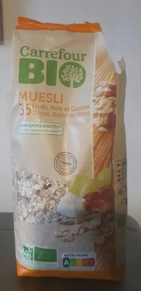 Muesli 35% noix et graines