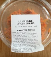 Carottes rappees