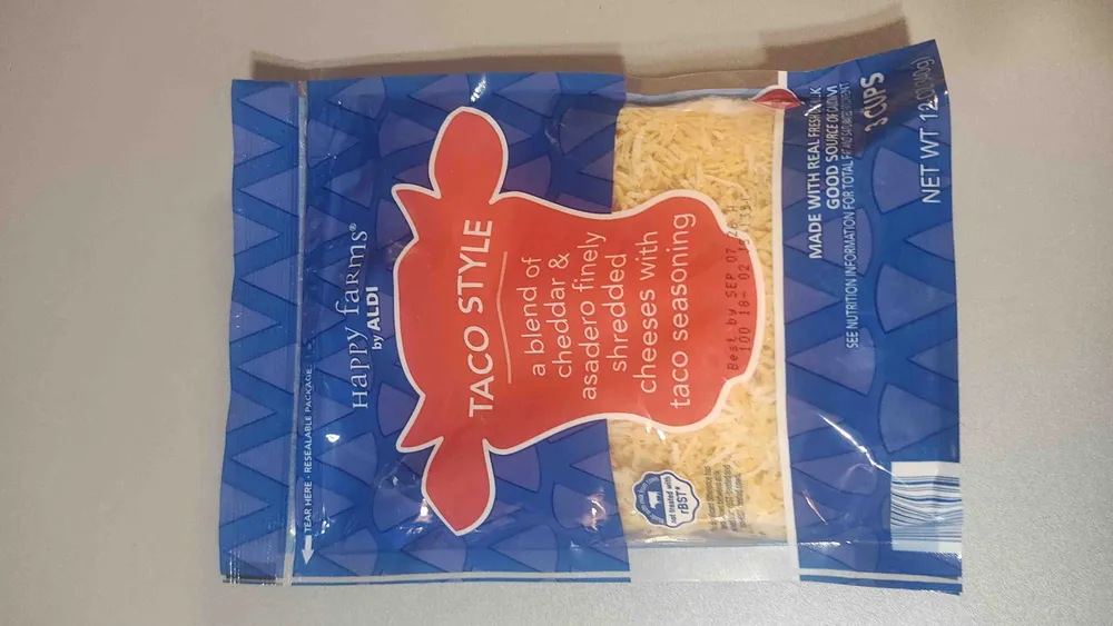 Taco style cheese