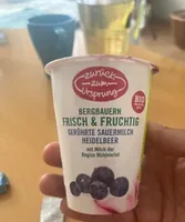 Gerührte Sauermilch Heidelbeer