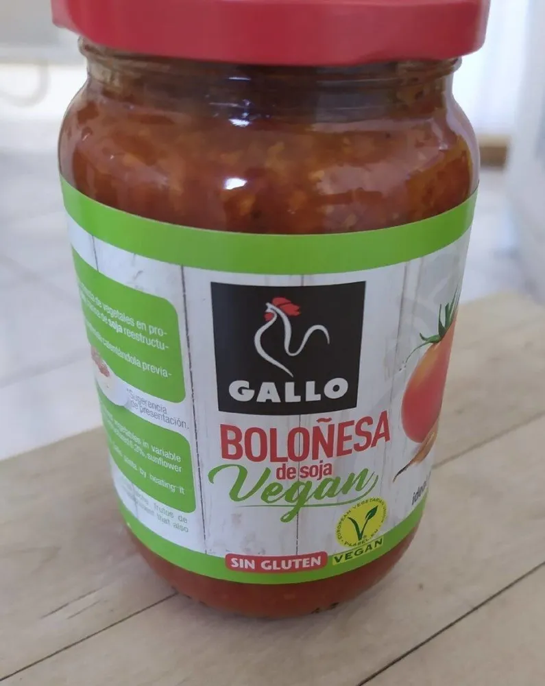 Bolonesa de soja Vegan
