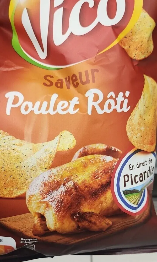 Chips saveur poulet rôti