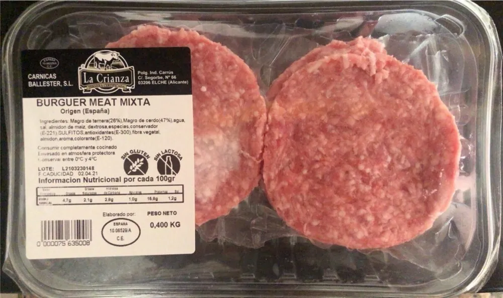 Burguer meat mixta