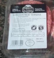 Burger meat ternera