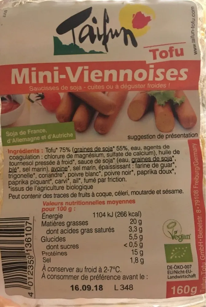 Saucisses de soja