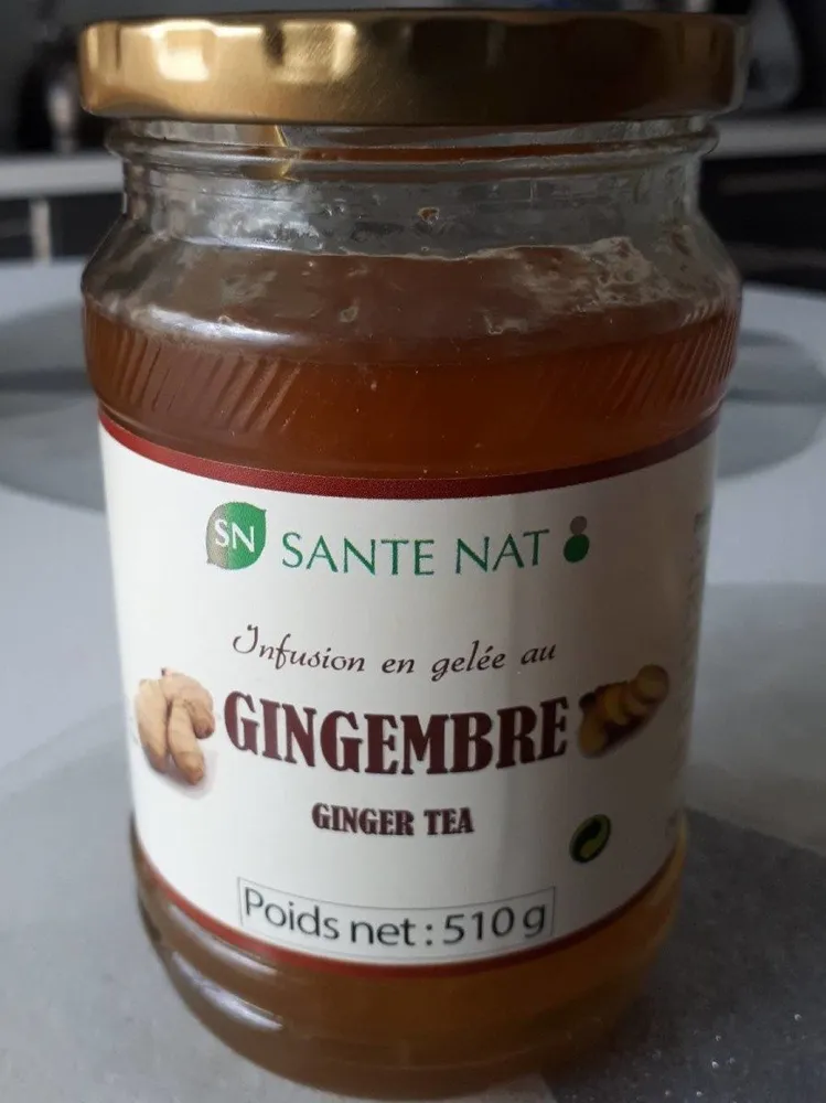 Infusion en gelée au gimgembre
