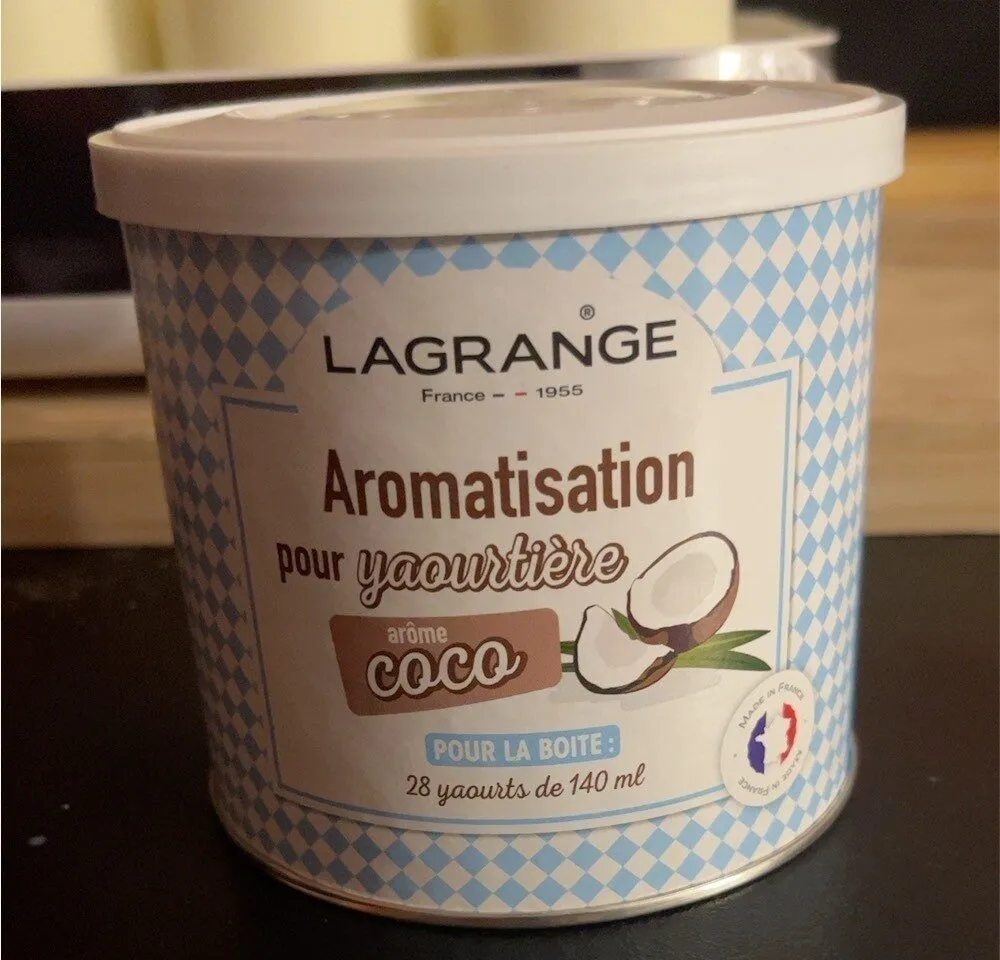 Aromatisation pour yaourtiere arome coco