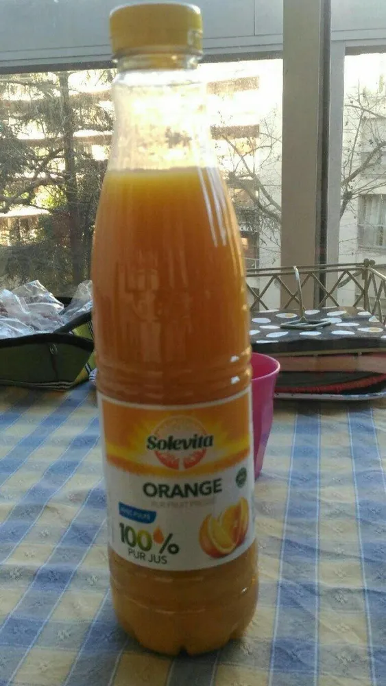 Orange pure pressée