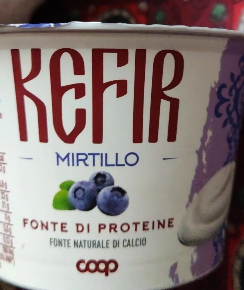 Kefir mirtillo