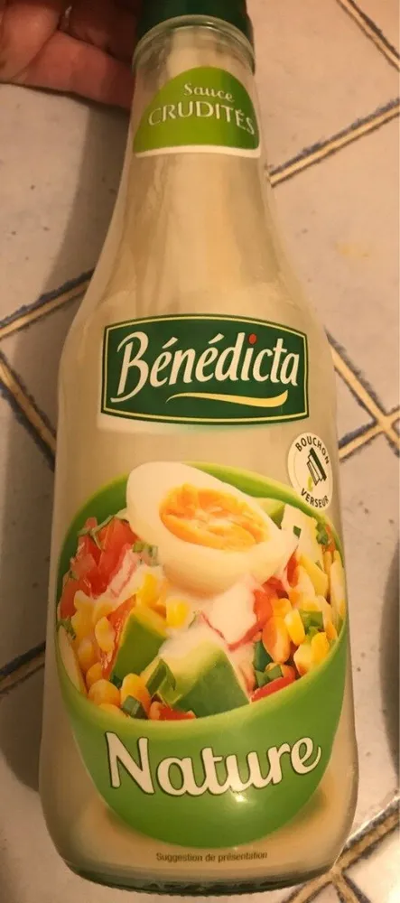 Sauce crudite nature