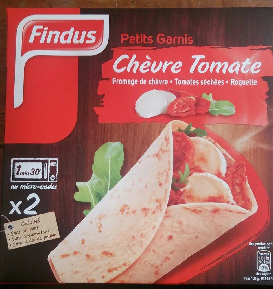 Petits garnis chèvre tomate