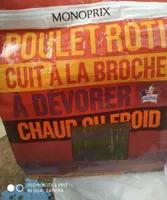 Poulet rôti cuit à la broche