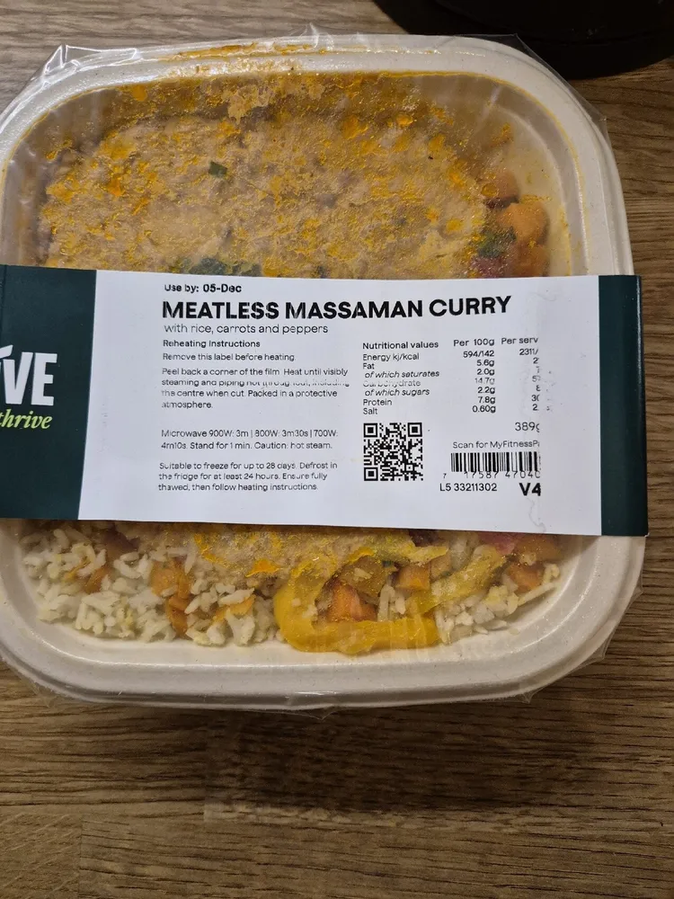 Meatless Massaman Curry