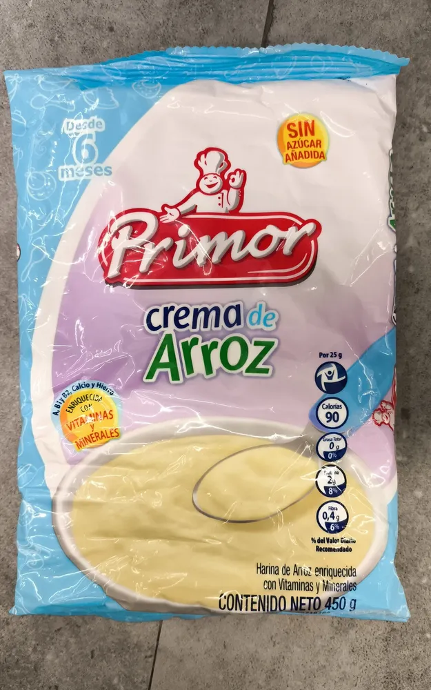 Crema de Arroz