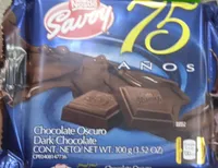 Chocolate oscuro Savoy