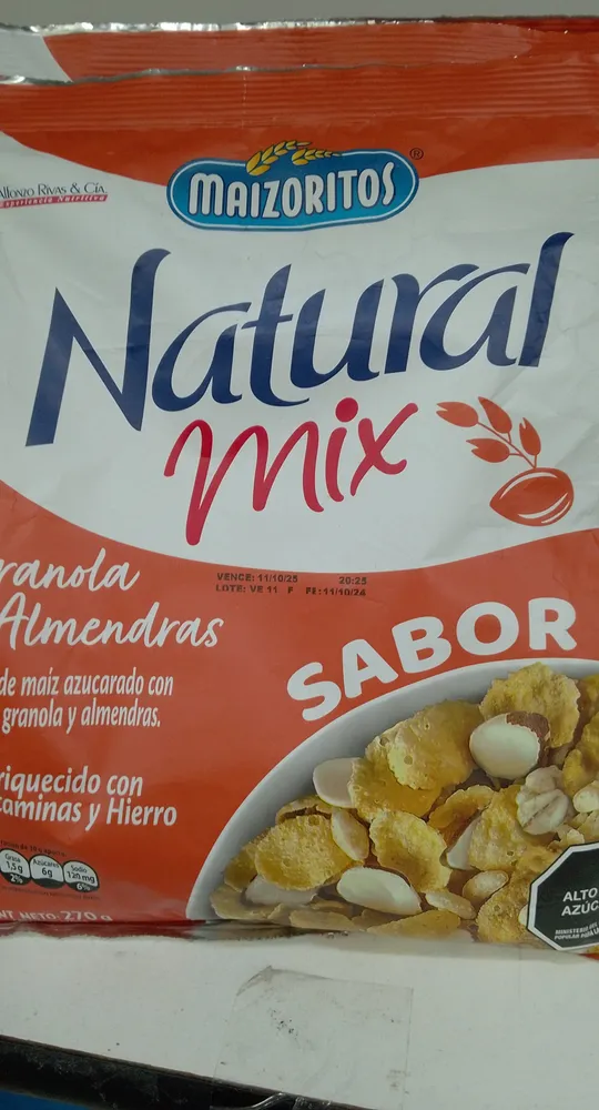 Natural mix granola de almendras