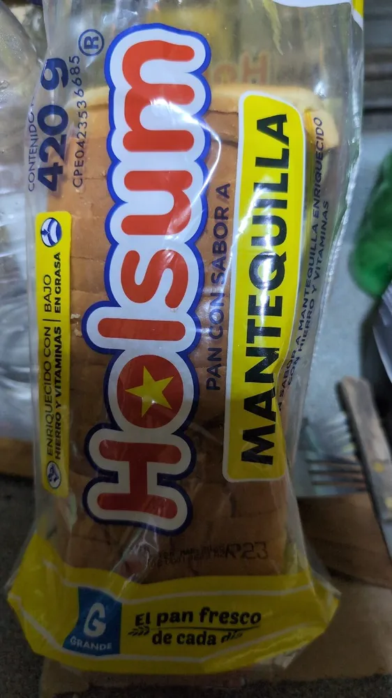 Pan con sabor a mantequilla Sandwich