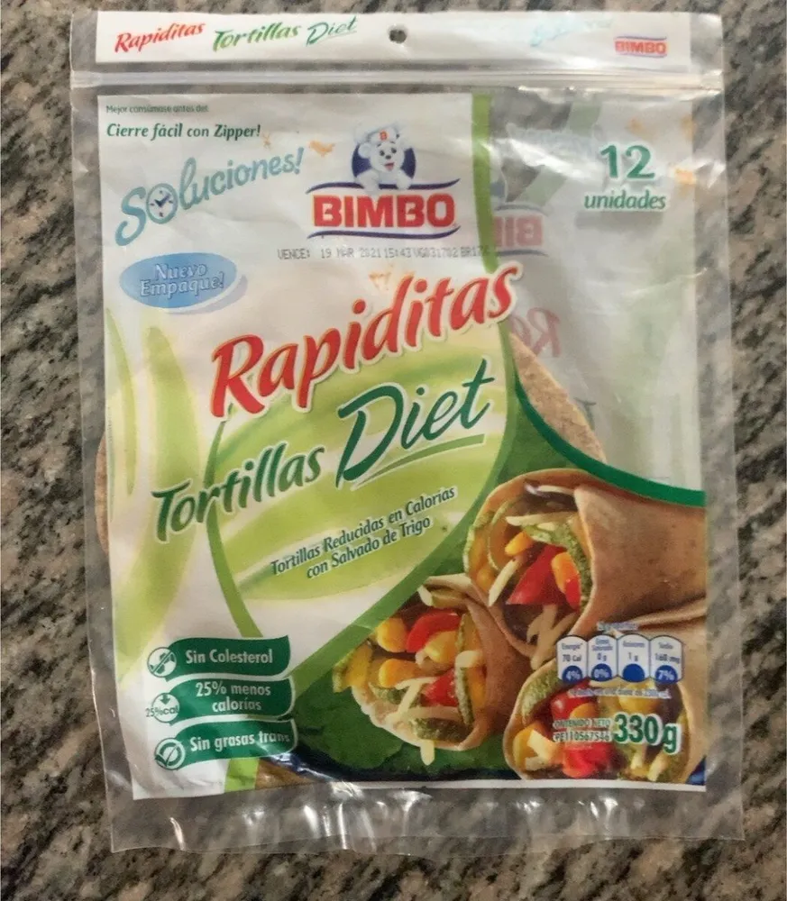 Rapiditas Tortillas Diet