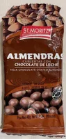 Almendras cubiertas con chocolate de leche