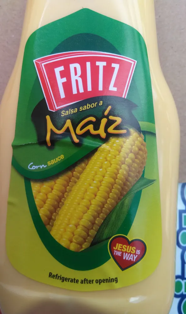 Salsa sabor a maíz