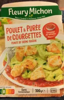 Poulet et purée de courgettes pointe de crème fraîche
