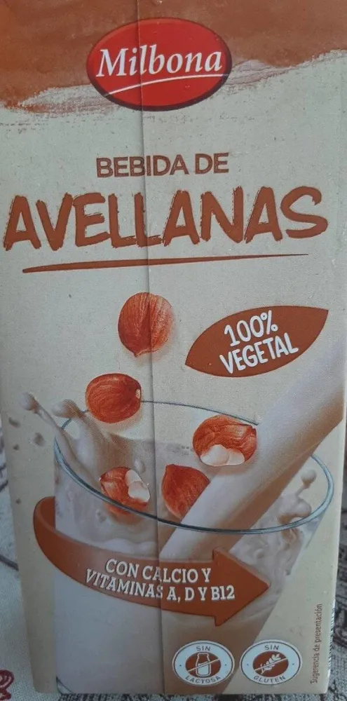 Bebida de avellanas