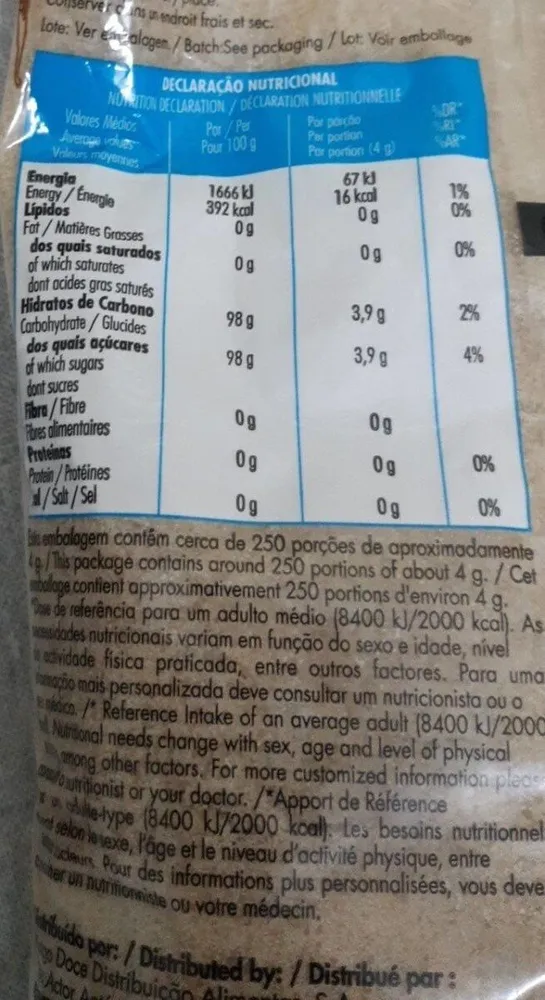 Açucar amareli