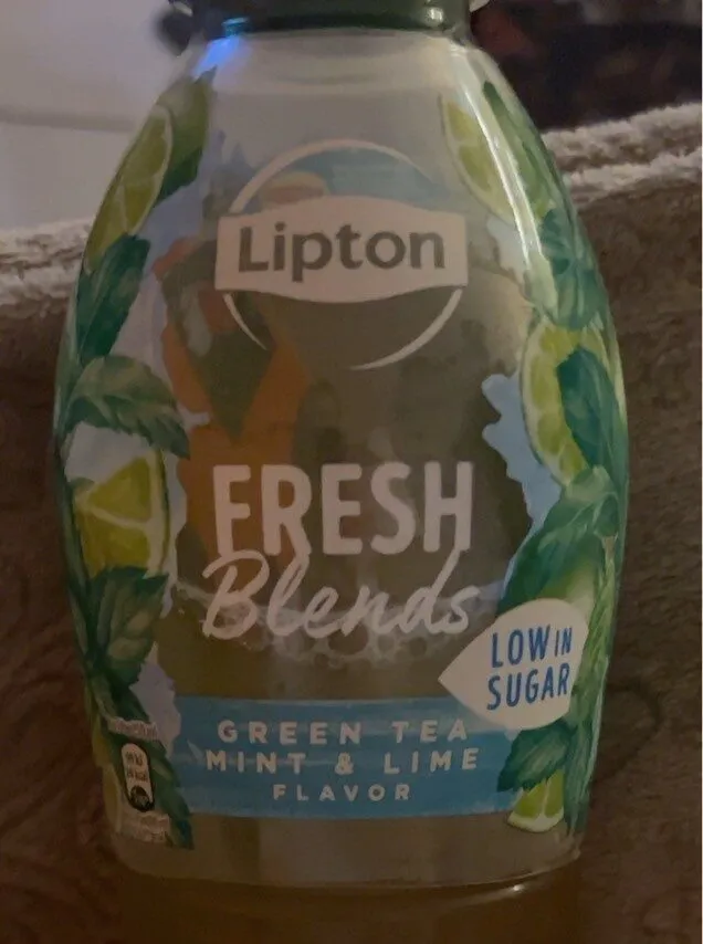 Fresh blends green tea mint & lime