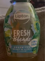 Fresh blends green tea mint & lime