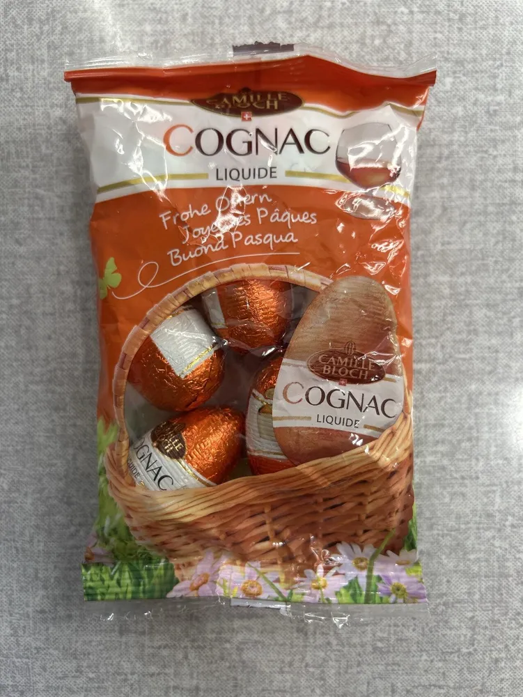 Eili aus Milchschokolade mit Cognacfüllung