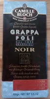 Chocolat Suisse fourré Grappa liquide