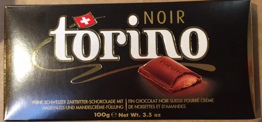 Torino Noir - Chocolat Suisse Noir Fin Fourré