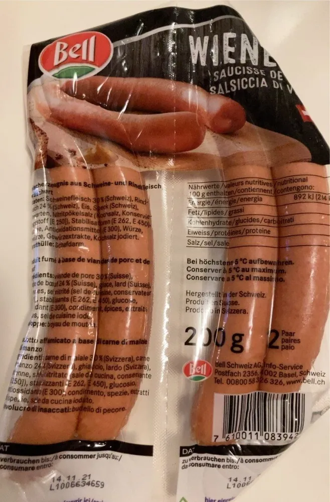 Saucisse de vienne
