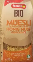 Müesli bio miel-noix
