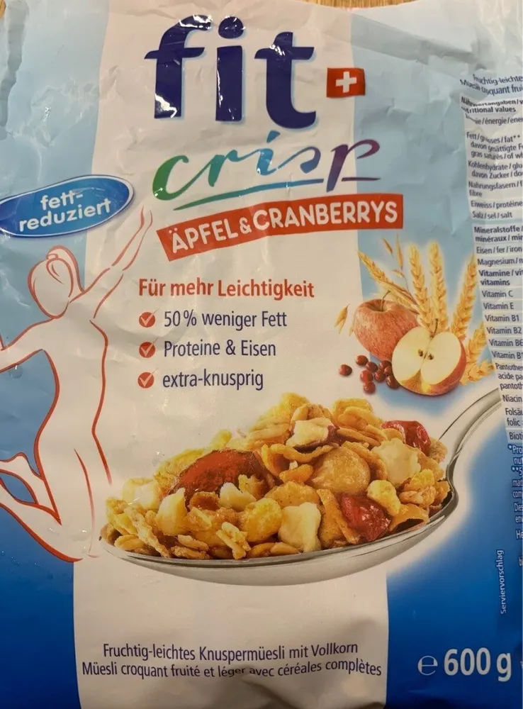 Fit Crisp : Pomme&Cranberrys