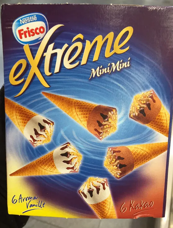 Frisco extrême MiniMini - 6 Glaces vanille, 6 glaces cacao