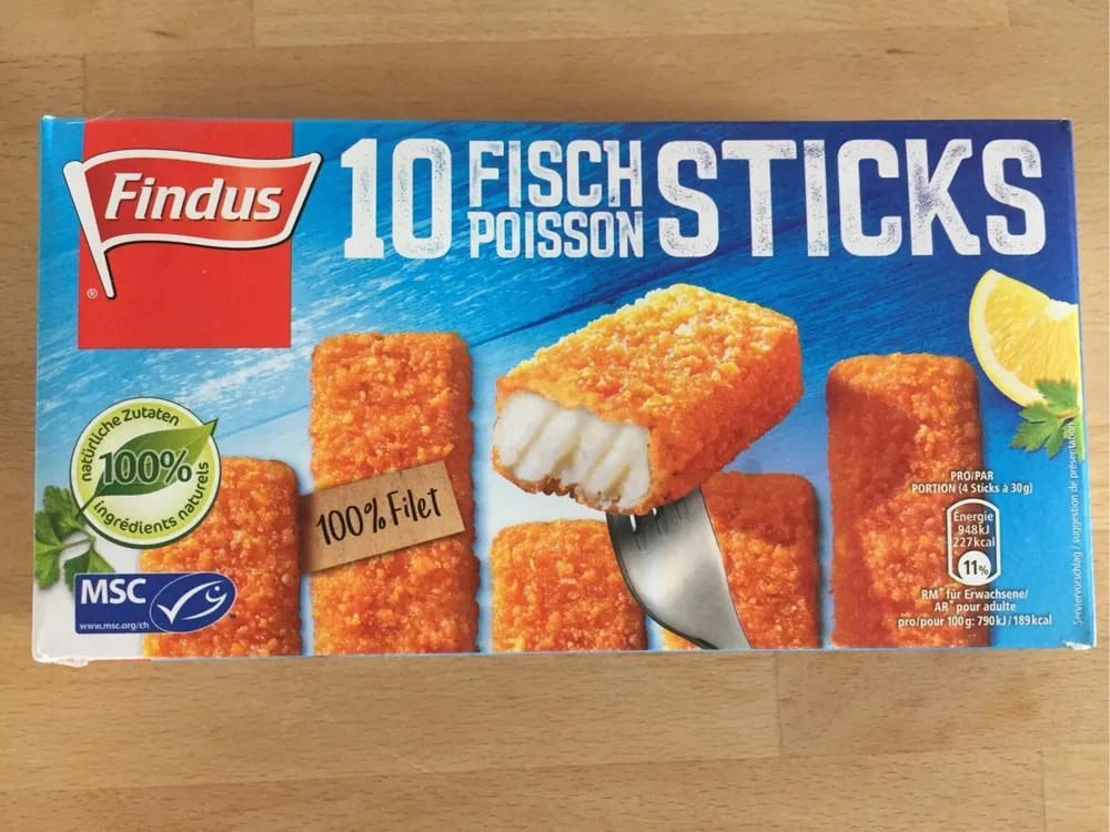 10 Fisch Sticks Findus