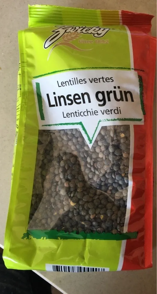 Linsen grün