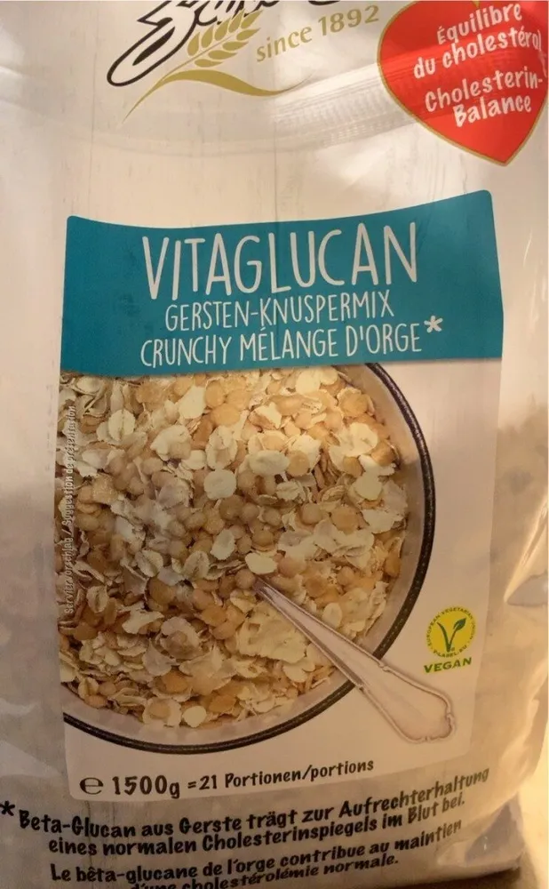 Vitaglucan Gersten knuspermix
