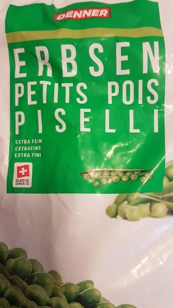 Erbsen petits pois piselli