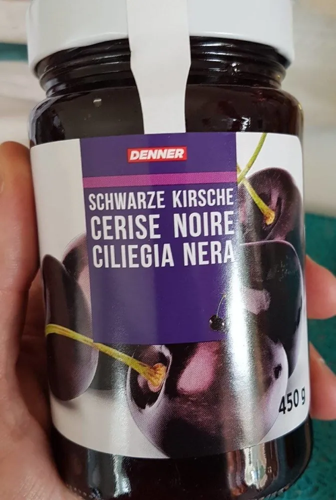 Konfitüre Extra - Schwarze Kirschen