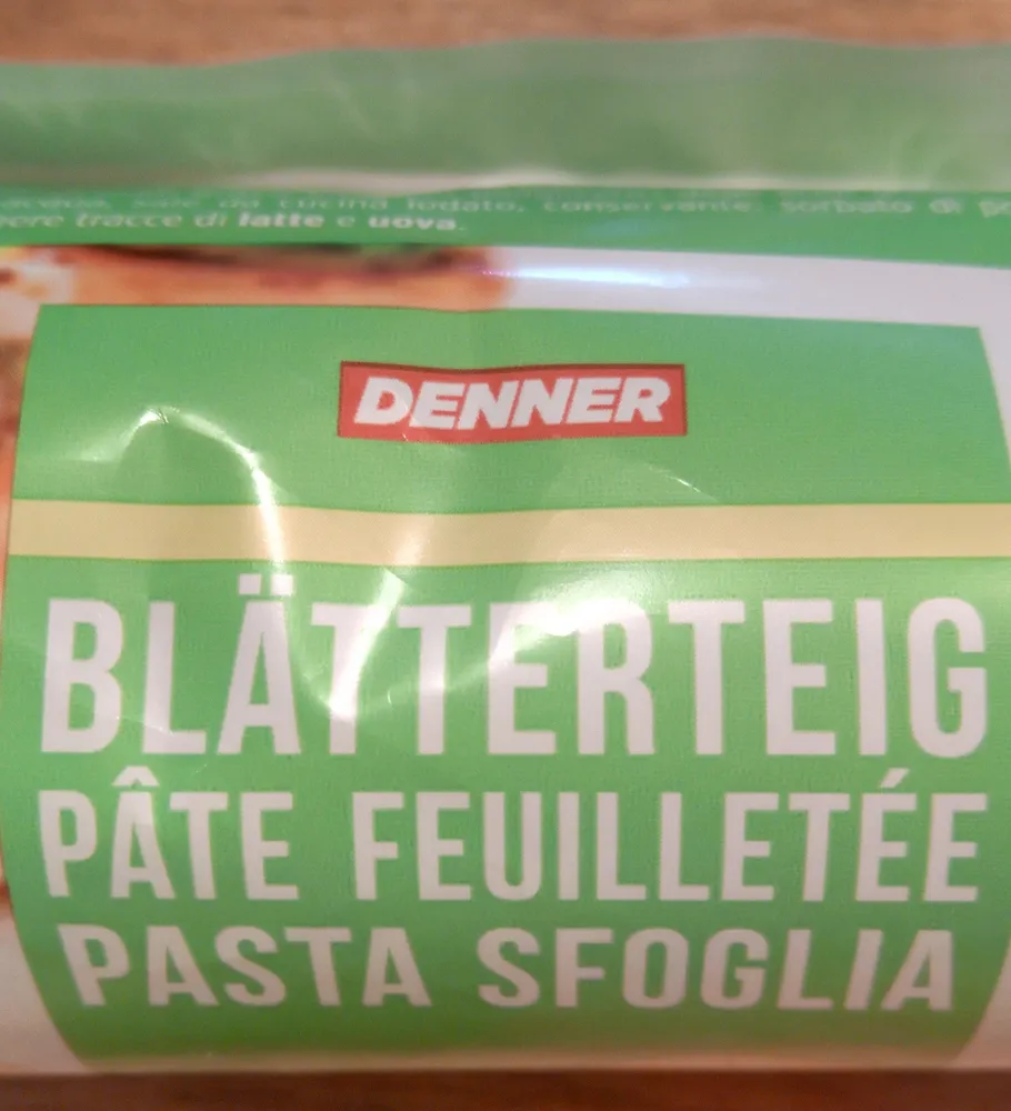 blätterteig pâte feuilletée